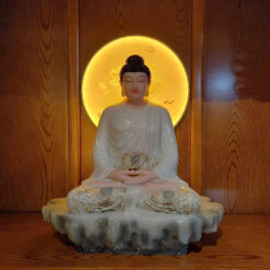 Alternative view of Hào quang tranh bông sen thờ phật